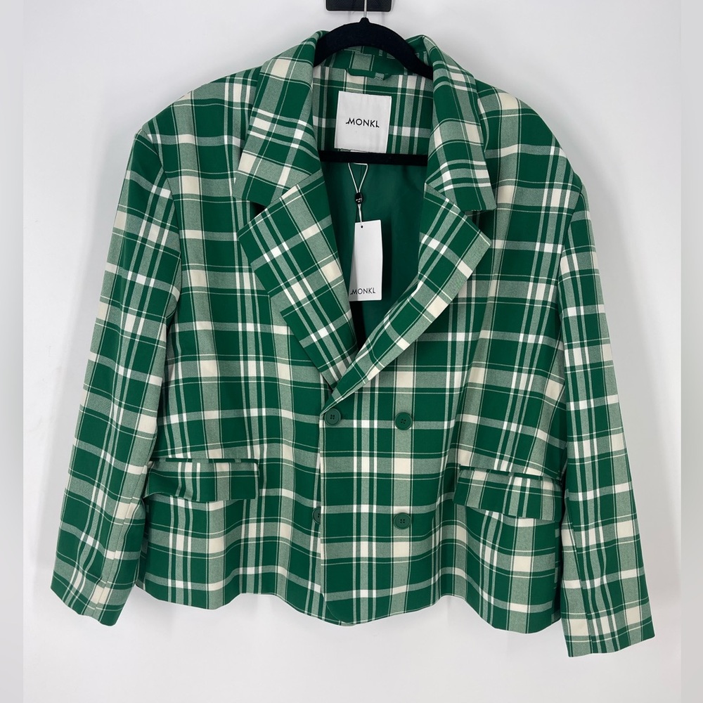 NEW w/tags! Monki Plaid Blazer Veronica Beard Vivienne Westwood Style 14 XL